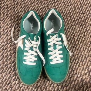 Dr. Scholl's Green Sneakers with White Accents